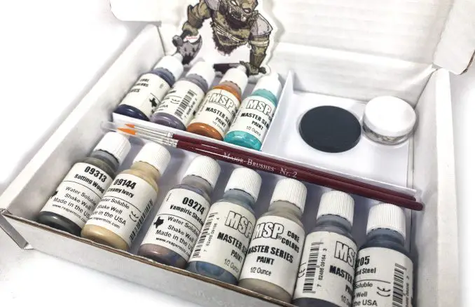 DragonPainter Products Review Painting Boxes - Ultimate Set Close Up