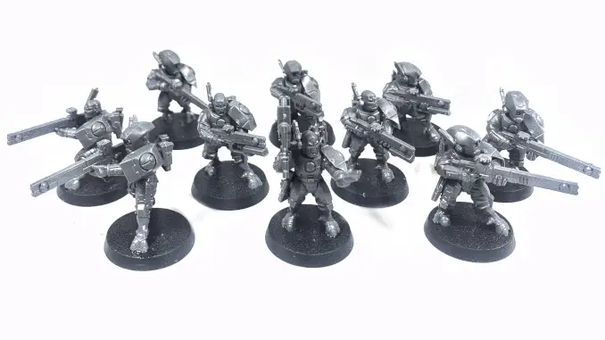 Warhammer 40,000 Imperium Entrega 14 Kit premium 3 Guerreros del fuego