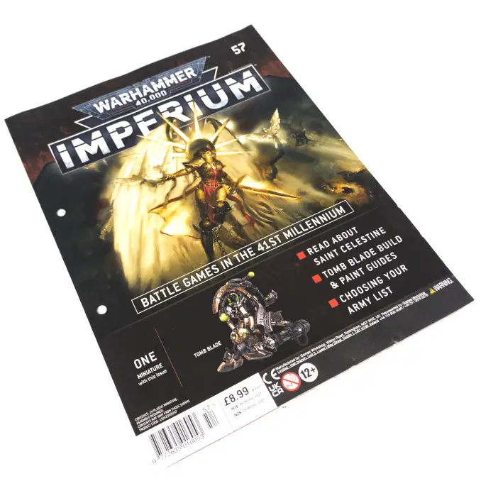 Warhammer 40,000 Imperium Delivery 15 Numéros 55-58 Revue Numéro 57