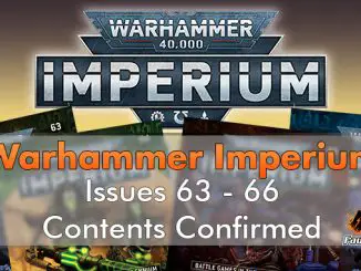 Contenu de Warhammer Imperium Numéros confirmés 63-66 - En vedette