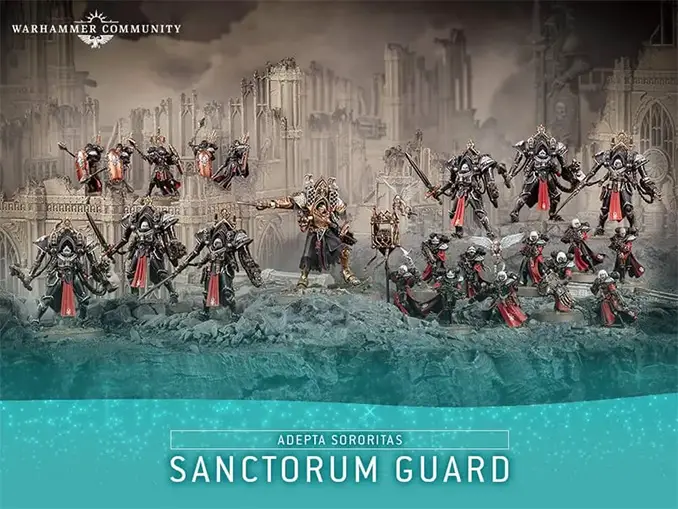 2022 40k Battleforce - Adepta Sororitas - Garde du Sanctorum (contenu, prix, valeur et économies)
