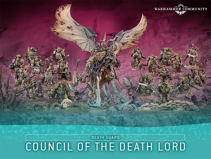 2022 40k Battleforce - Death Guard - Consejo del Señor de la Muerte (Contenido, Precio, Valor y Ahorros)