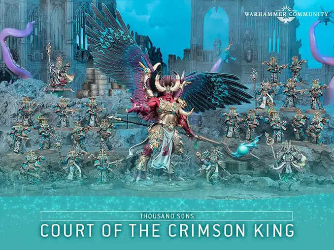 2022 40k Battleforce - Thousand Sons - Court of the Crimson King (Contenido, Precio, Valor y Ahorros)