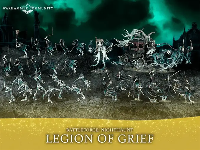 2022 AoS Battleforce - Nighthaunt - Legion of Grief (contenu, prix, valeur et économies)