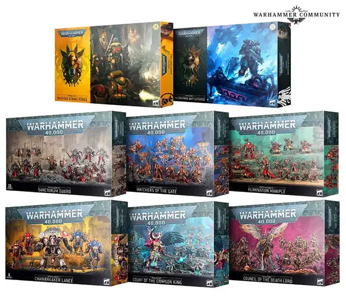 Scatole Battleforce di Warhammer 40.000 2022 - Prezzo e risparmio