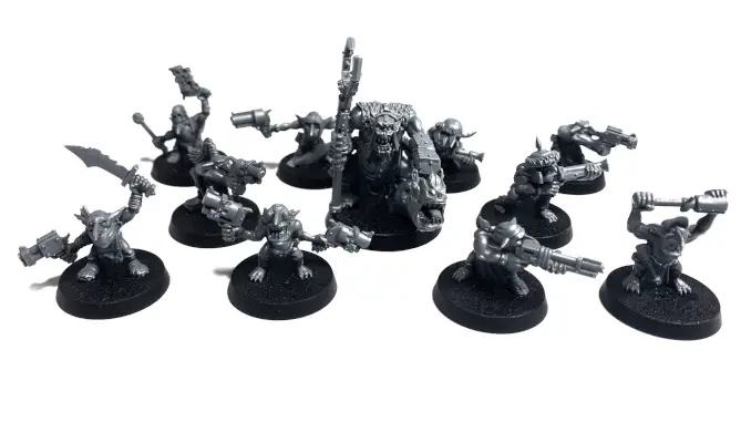 Warhammer 40,000 Imperium Delivery 18 Premium Kit 4 Grots and Runtherd