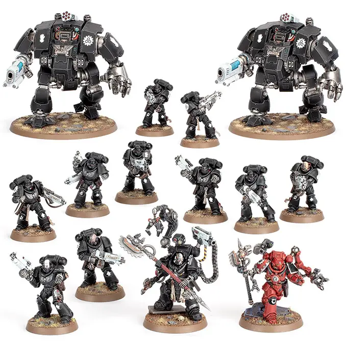 Space Marine Battleforces - Price, Value & Savings Breakdown - Iron Hands March of Iron Strike Force Units