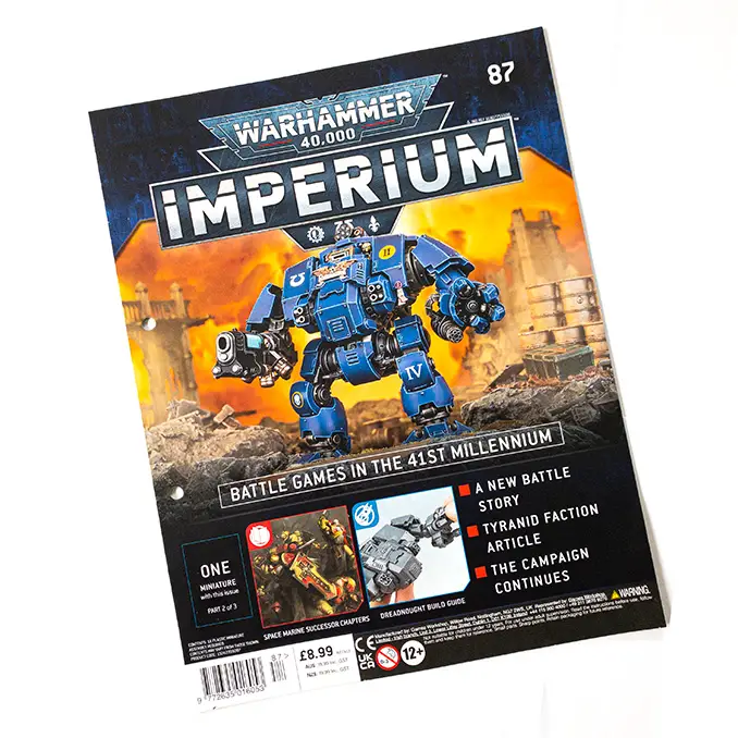 Warhammer 40,000 Imperium Delivery 23 Issues 87-90 Issue 87