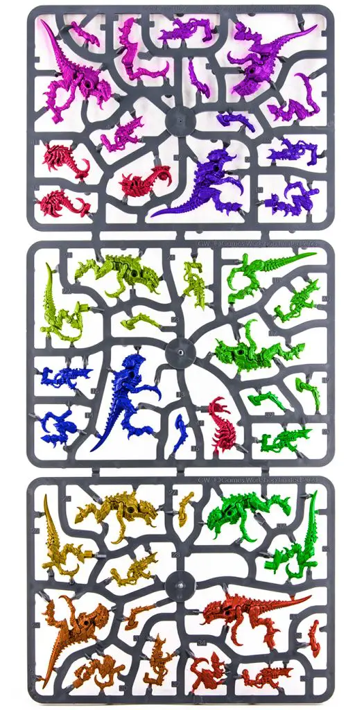 Warhammer 40,000 Leviathan Review - Sprue I Coloured