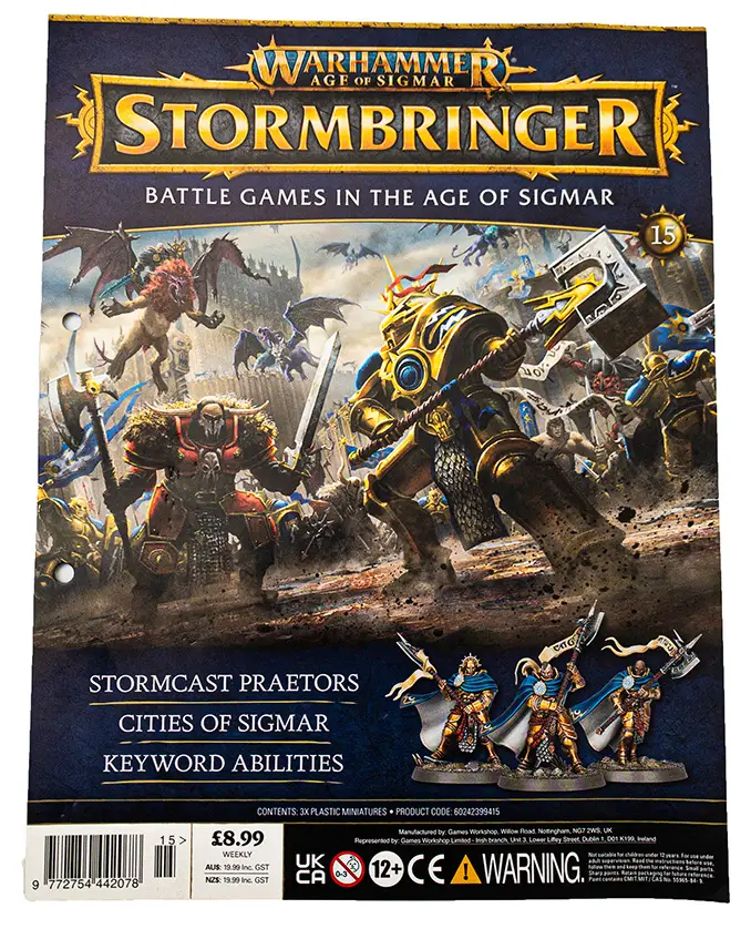 Warhammer Age of Sigmar Stormbringer Delivery 5 Issues 15-18 Premium 1 Issue 15