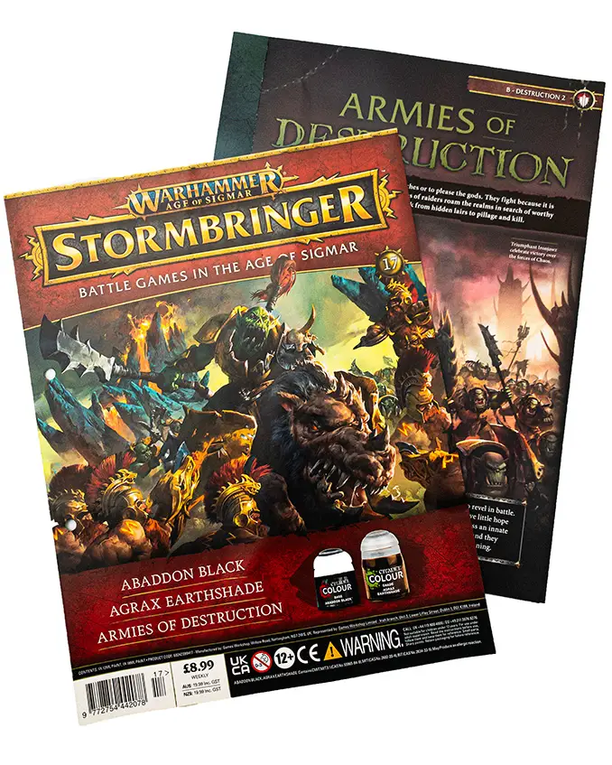 Warhammer Age of Sigmar Stormbringer Delivery 5 Issues 15-18 Premium 1 Issue 17