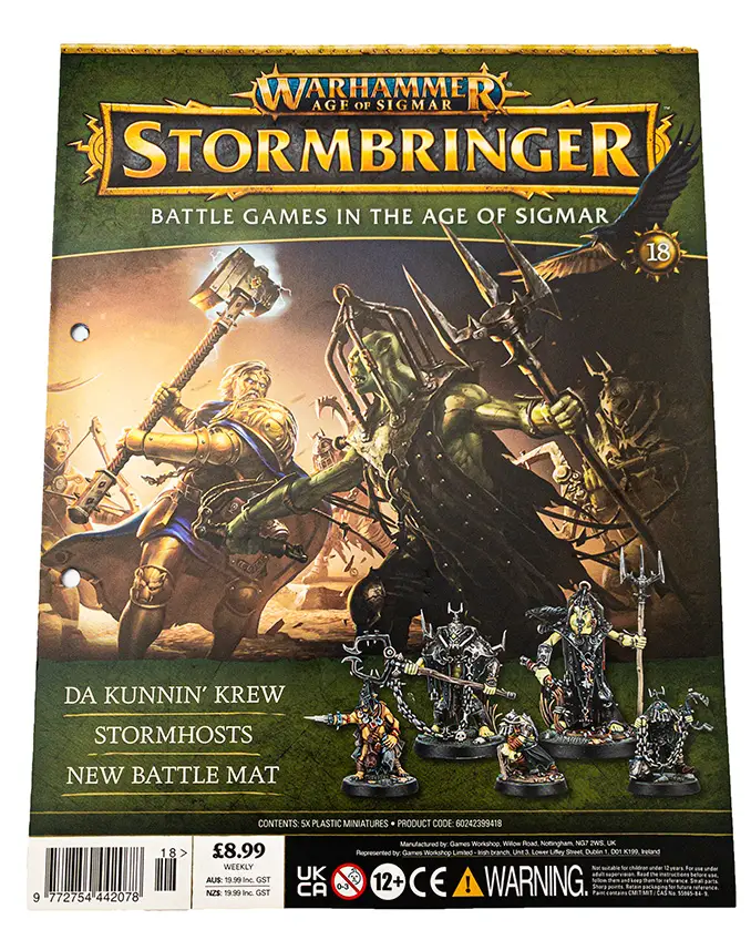 Warhammer Age of Sigmar Stormbringer Delivery 5 Issues 15-18 Premium 1 Issue 18