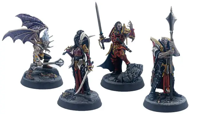 Warcry Crypt of Blood Starter Set Crimson Court Painted