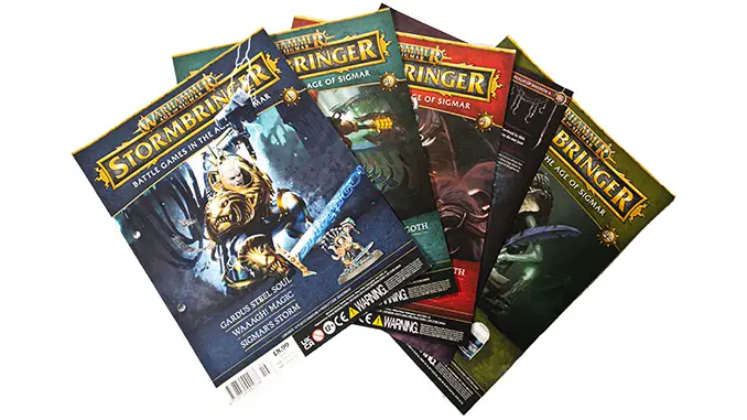 Warhammer Age of Sigmar Stormbringer Delivery 6 Issues 19-22 Magazines