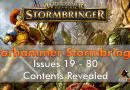 Warhammer Stormbringer Issues 19-80 Contants Revealed