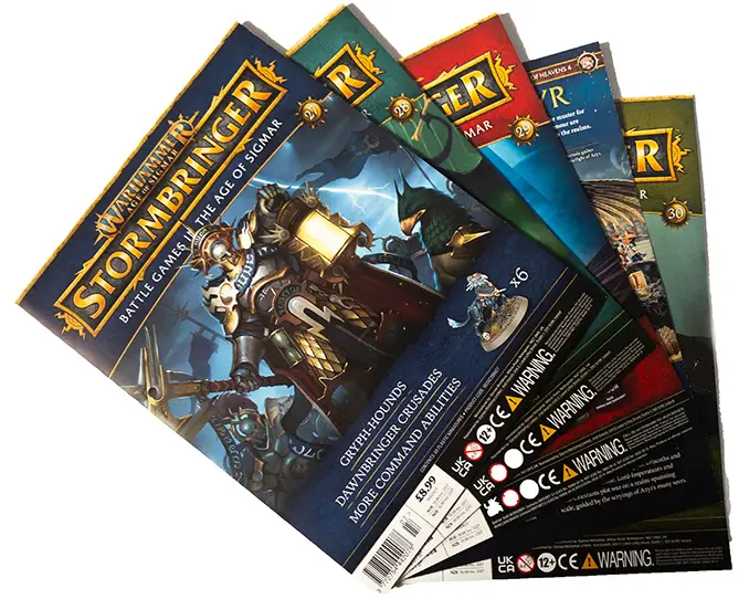 Age of Sigmar Stormbringer Delivery 8 Issues 27-30 Magazines