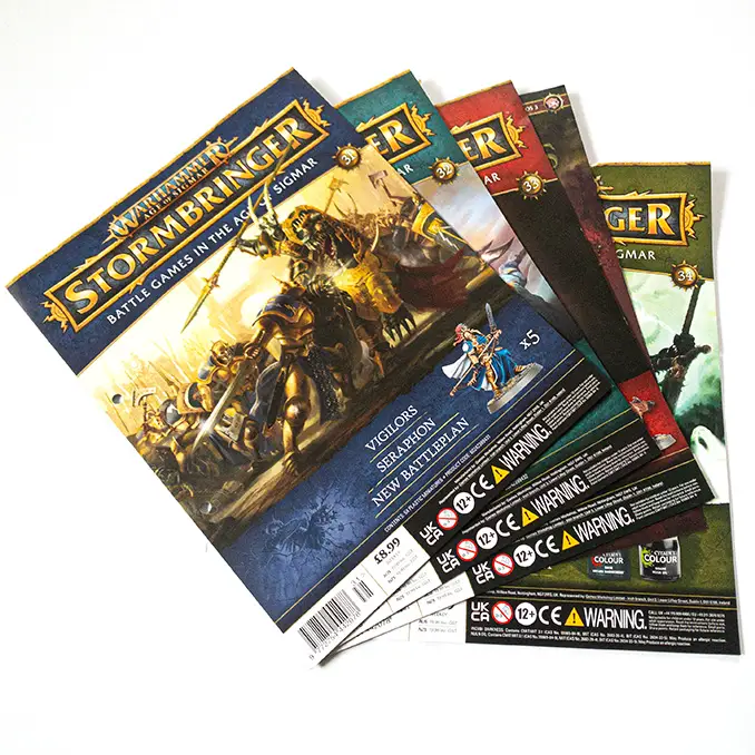 Age of Sigmar Stormbringer Deliver 9 Issues 31-34 Magazines