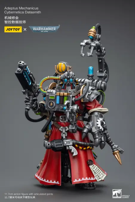 Warhammer 40k figurine 1/18 Adeptus Mechanicus Kastelan Robot with  Incendine Combustor 12 cm