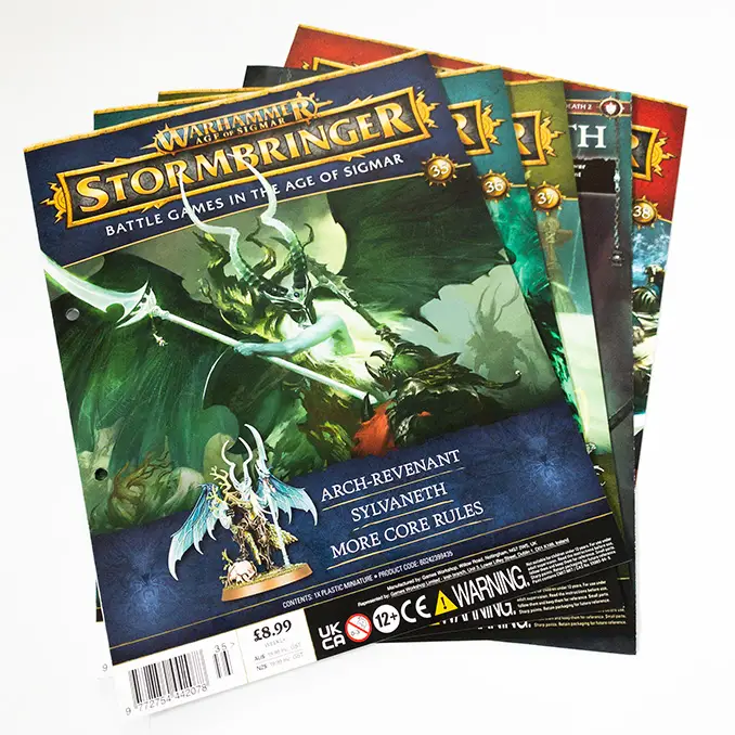 Age of Sigmar Stormbringer Delivery 10 Issues 35-38 Magazines