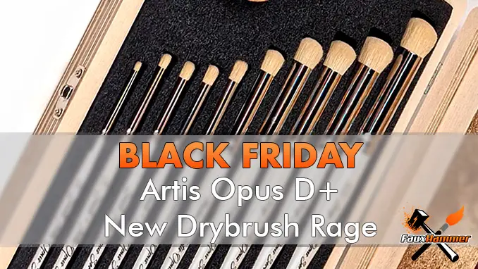 Artis Opus Releases New Series-D+ Brushes for Black Friday - FauxHammer