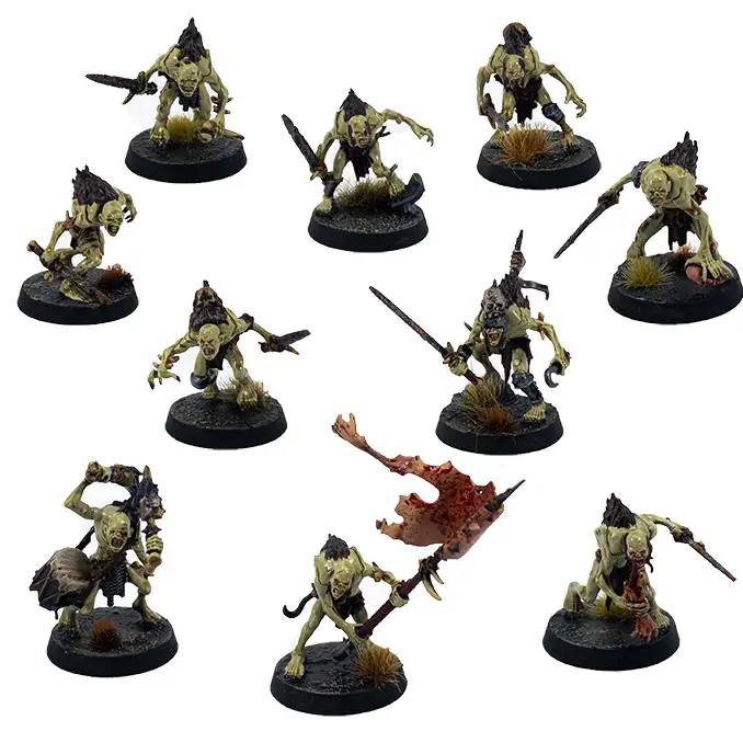 Warhammer Age of Sigmar Flesh-eater Courts Army Set Cryptguard 1 Painted 678PX