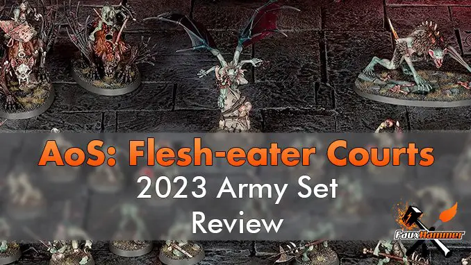 Warhammer Age of Sigmar Flesh-eater Courts Army Set Header