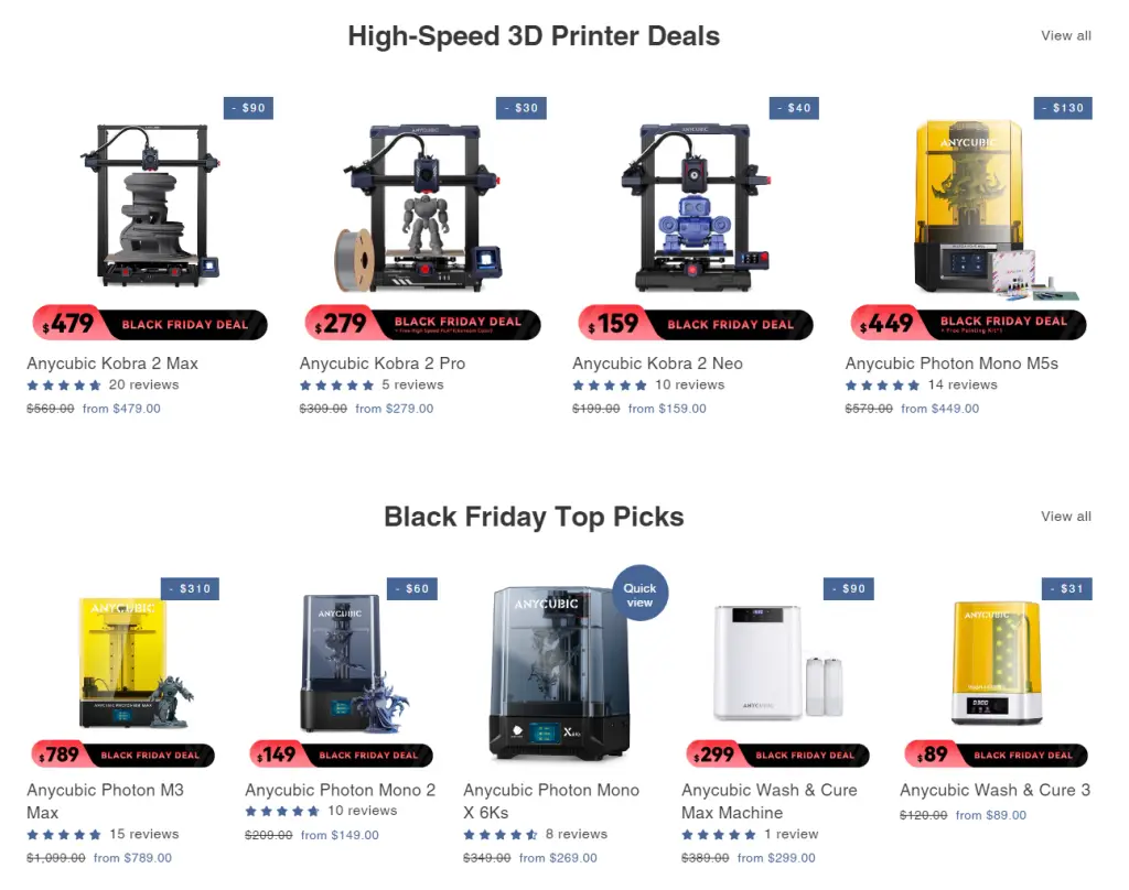 ANYCUBIC on X: 🚀 Join #Anycubic's Spectacular Black Friday