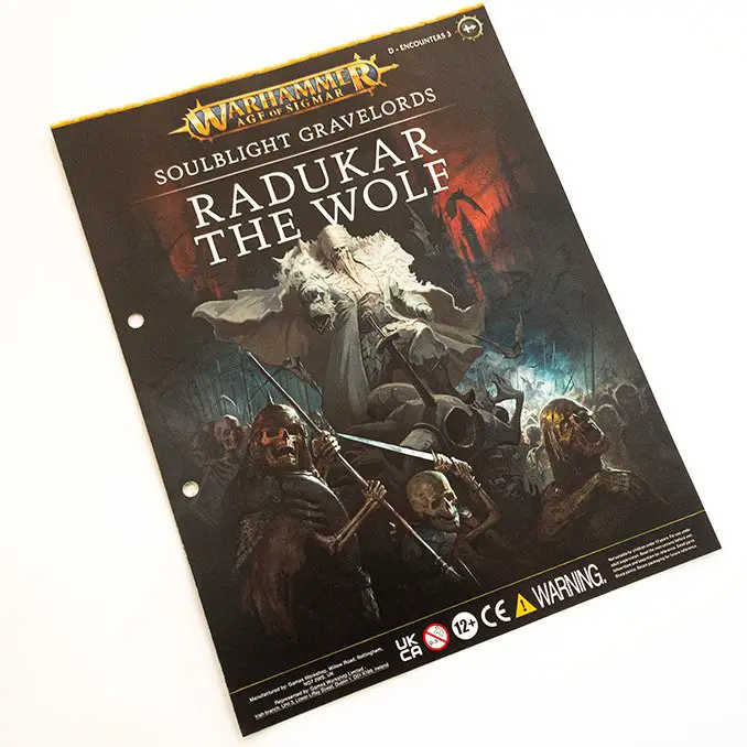 Warhammer Age of Sigmar Stormbringer Delivery 13 Issues 47-50 Radukar the Beast Character Pack