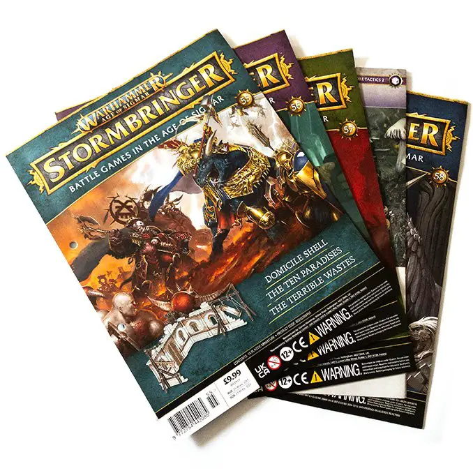 Age of Sigmar Stormbringer Delivery 15 Issues 55-58 Magazines