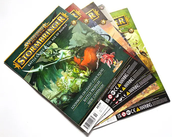 Warhammer Age of Sigmar Stormbringer Delivery 14 Issues 51-54 Magazines