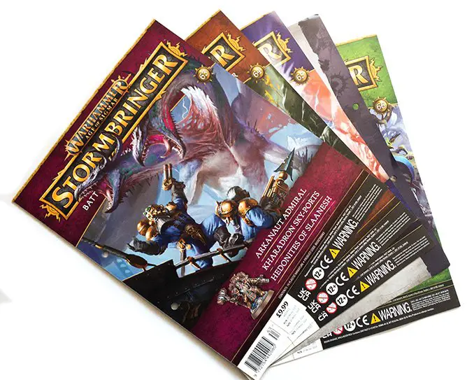 Age of Sigmar Stormbringer Delivery 17 Issues 63-66 Magazines