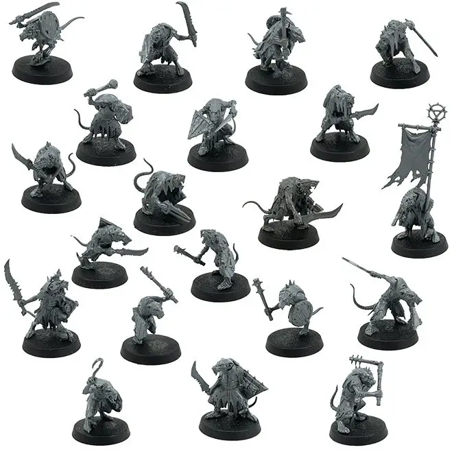 Warhammer Age of Sigmar Skaventide Clanrats 1 Recoloured
