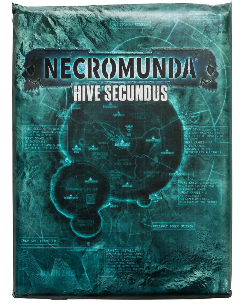 Necromunda Hive Secundus Review - Rule Book Packaging