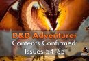 D&D Adventurer Contents Confirmed 54-65