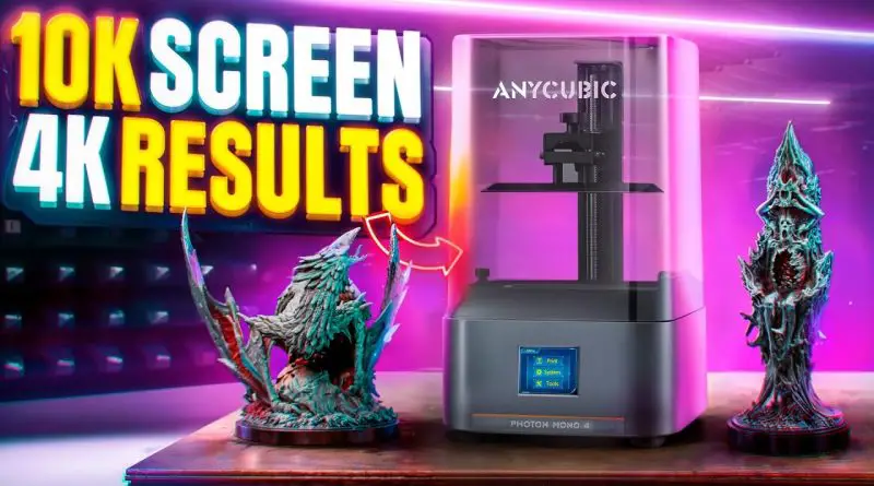 video thumbnail for '10K! - Does BIG NUMBER mean MORE BETTER? - Anycubic Mono 4 Review'