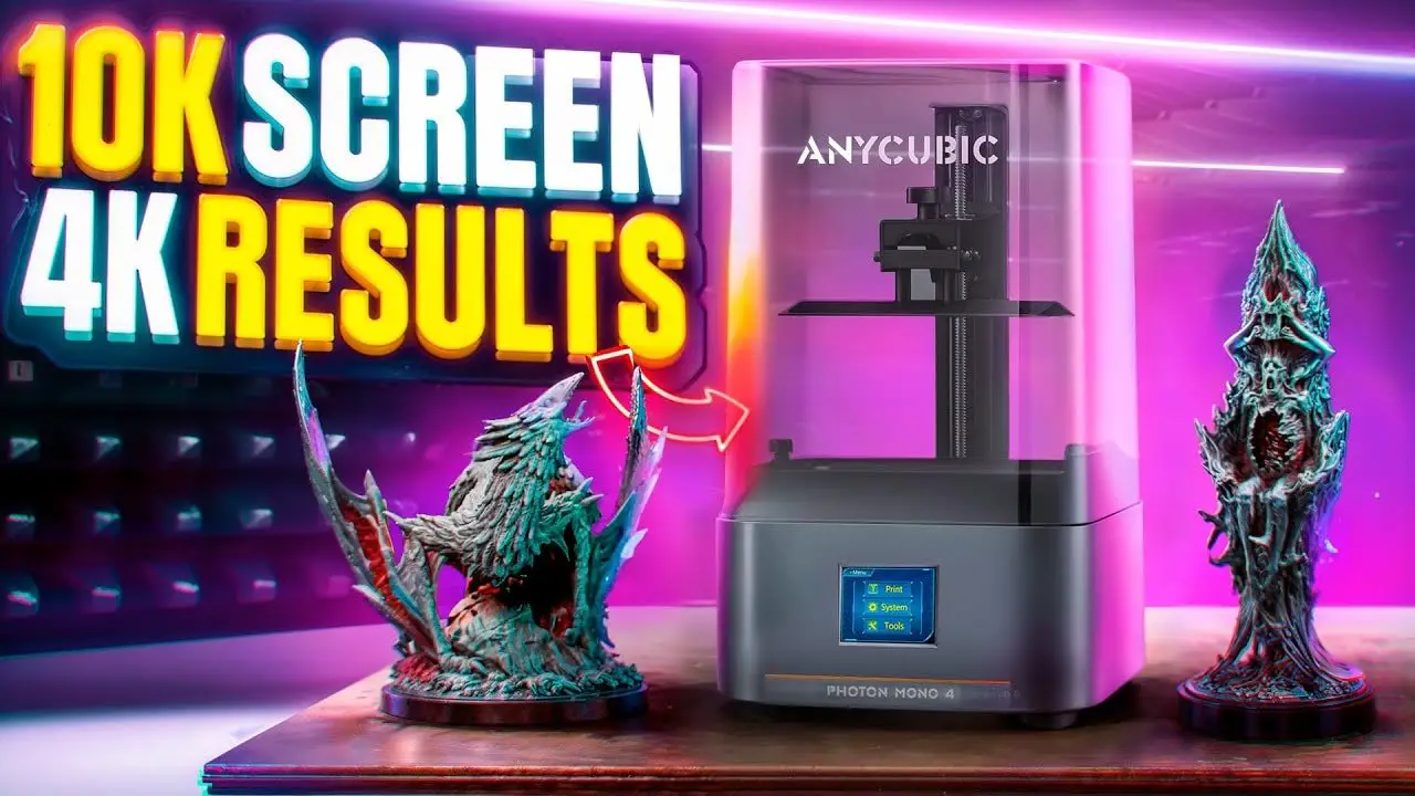 video thumbnail for '10K! - Does BIG NUMBER mean MORE BETTER? - Anycubic Mono 4 Review'