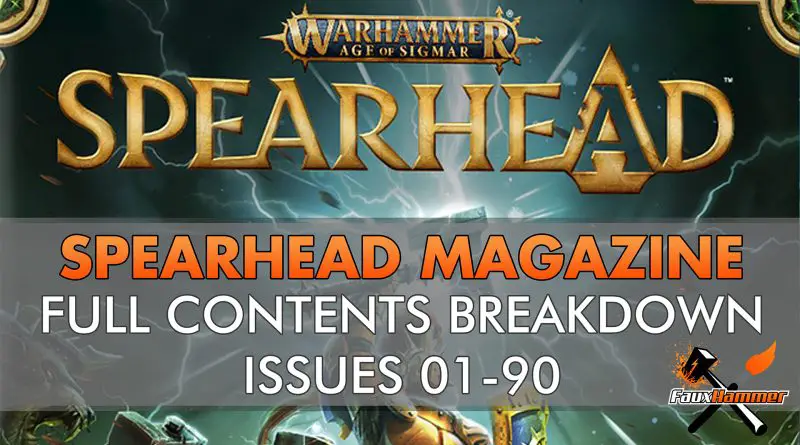 Warhammer Spearhead Magazine - Full Contents Breakdown 1-90