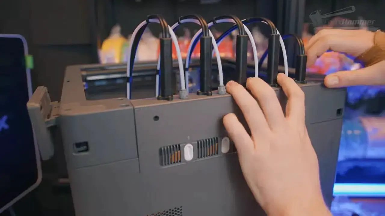 Installing cables and toolheads on the FlashForge Creator 5 four-tool toolchanger