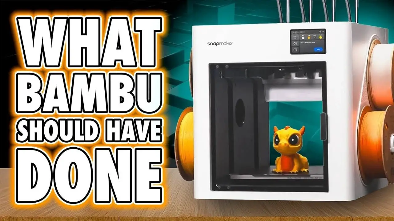 video thumbnail for 'SnapMaker GENUINELY Changed the Game! Snapmaker  U1 Review'