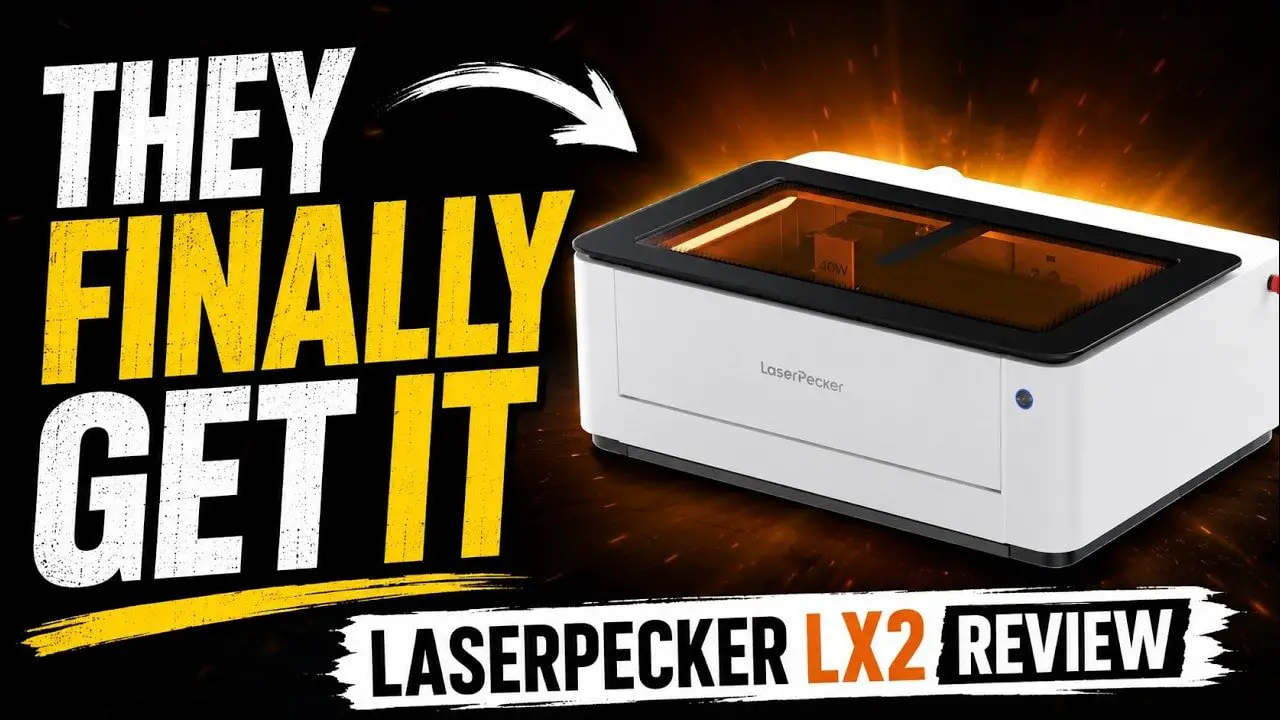 video thumbnail for 'This Laser Actually Feels Designed for Humans - LaserPecker LX2 Review'