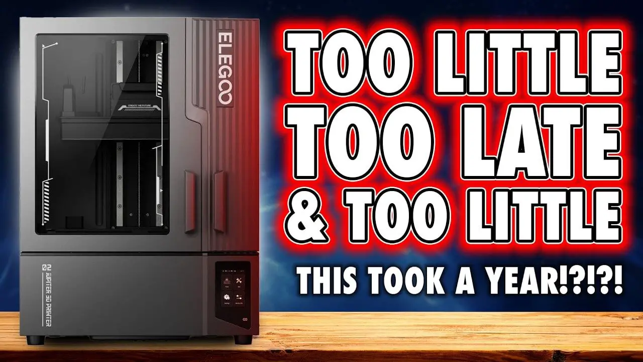 video thumbnail for 'THIS TOOK A YEAR!?!?! - Elegoo Jupiter 2 Review'