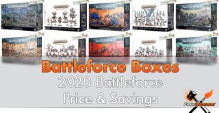 Warhammer 2020 Battleforce Boxes Price and Savings - Features