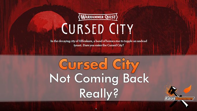 Warhammer Quest Cursed City - Not Coming Back - In primo piano