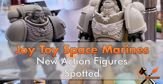 Joy Toy 4-inch Warhammer Space Marine Action Figures Leaaked - Featured