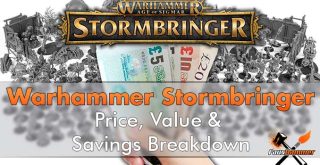 Rivista di Warhammer Stormmbringer - Ripartizione del risparmio della collezione completa - In primo piano