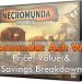 Residuos de cenizas de Necromunda - Desglose de precio, valor y ahorros