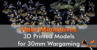 3D Printed Halo Miniatures - Featured