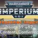 Contenu de Warhammer Imperium Numéros confirmés 59-62 - En vedette
