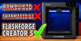 video thumbnail for 'FEATURES Vs Ecosystem - Flashforge Creator 5'
