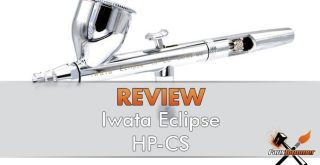 Iwata Eclipse HP-CS Review para miniaturas y modelos de juegos de guerra - Destacado